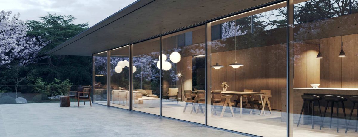 Ventana corredera Minima Slide - gama exclusiva de ventanas minimalistas K-Line