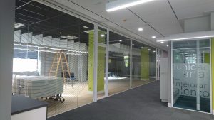 Mamparas de oficina - Cerramientos Candela